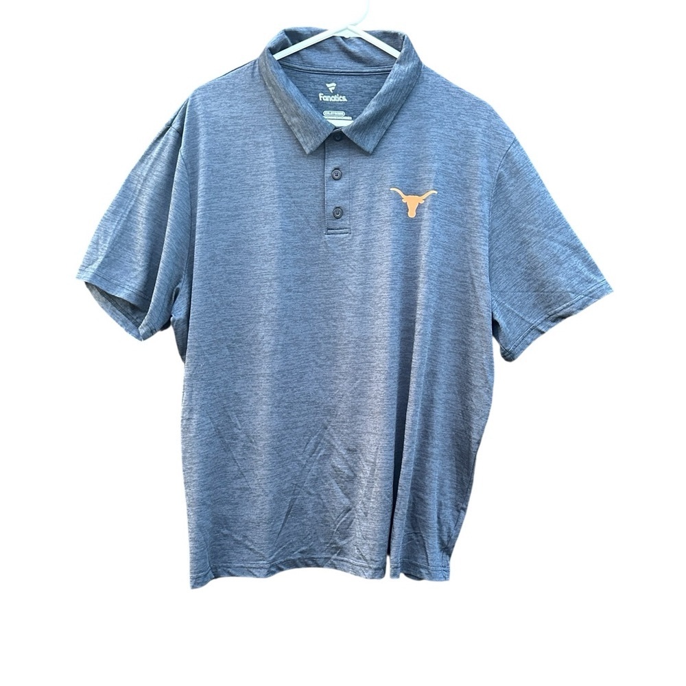 Fanatics Men's Texas Longhorns polo excellent preowned size XXL - Picture 2 of 6